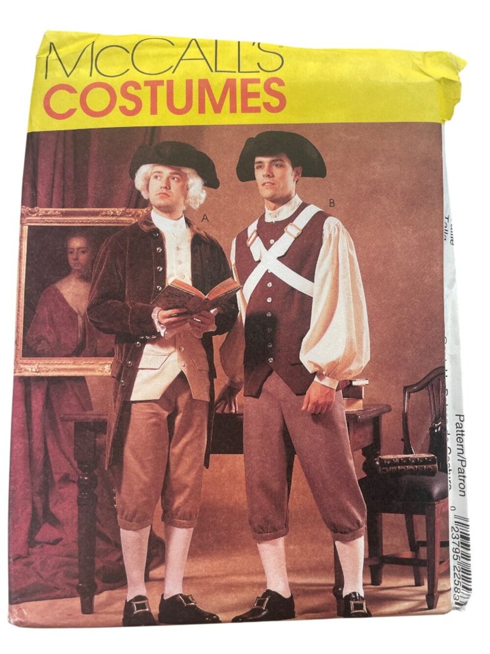 Vintage 90s McCalls 2258 Sewing Pattern Size 44-46-48 Revolutionary Costumes CUT